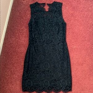 Elegant Black Lace Dress